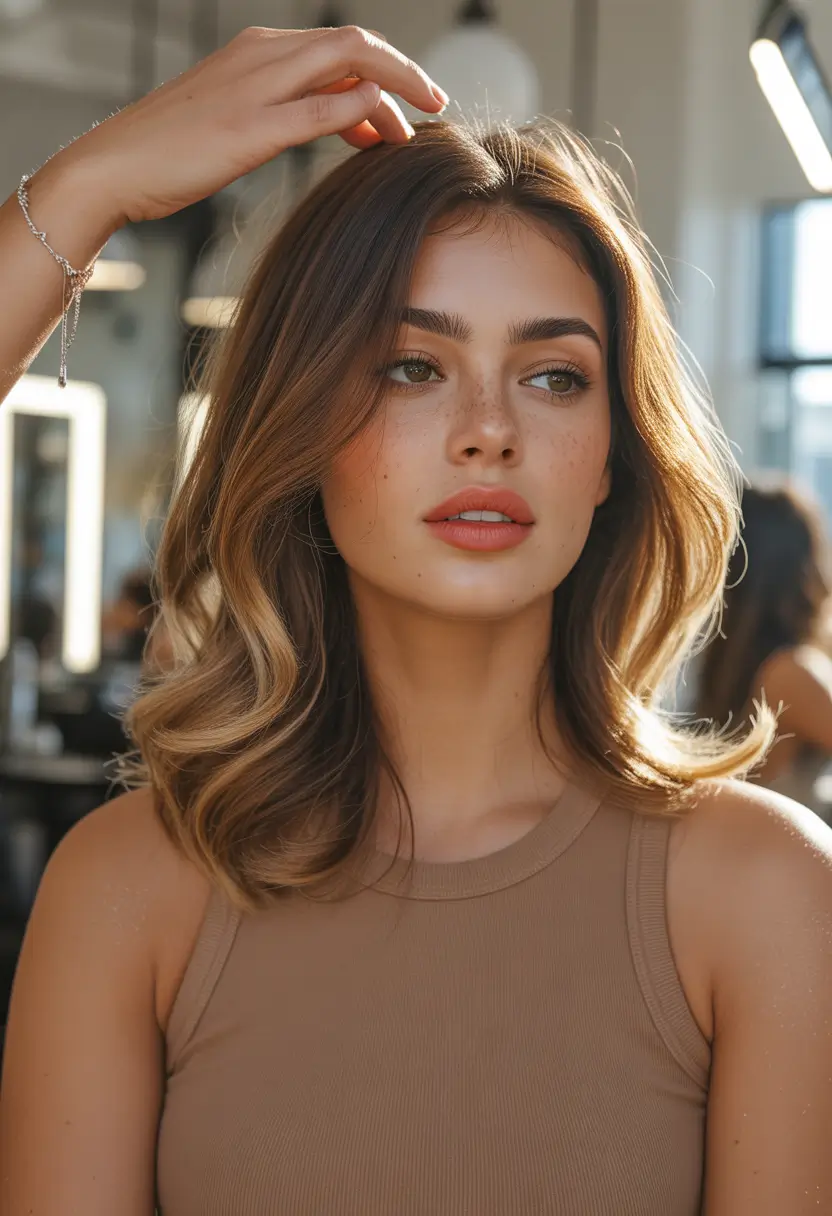 hair color ideas 2026 soft brunette balayage