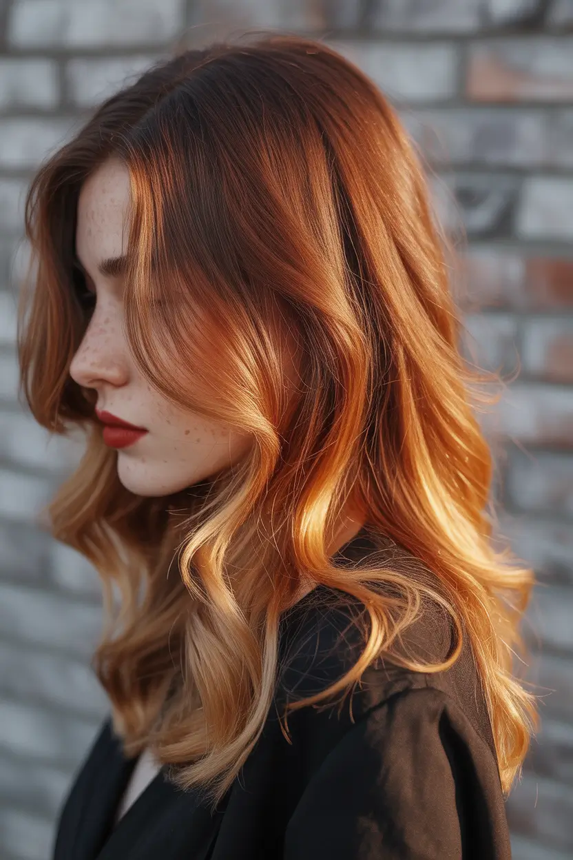 hair color ideas 2026 golden amber melt