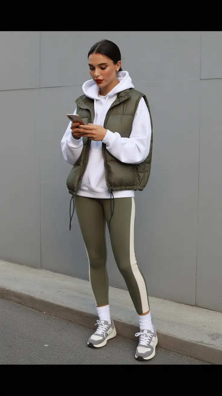 legging outfits ideas 2026 Olive Street Style Revival
