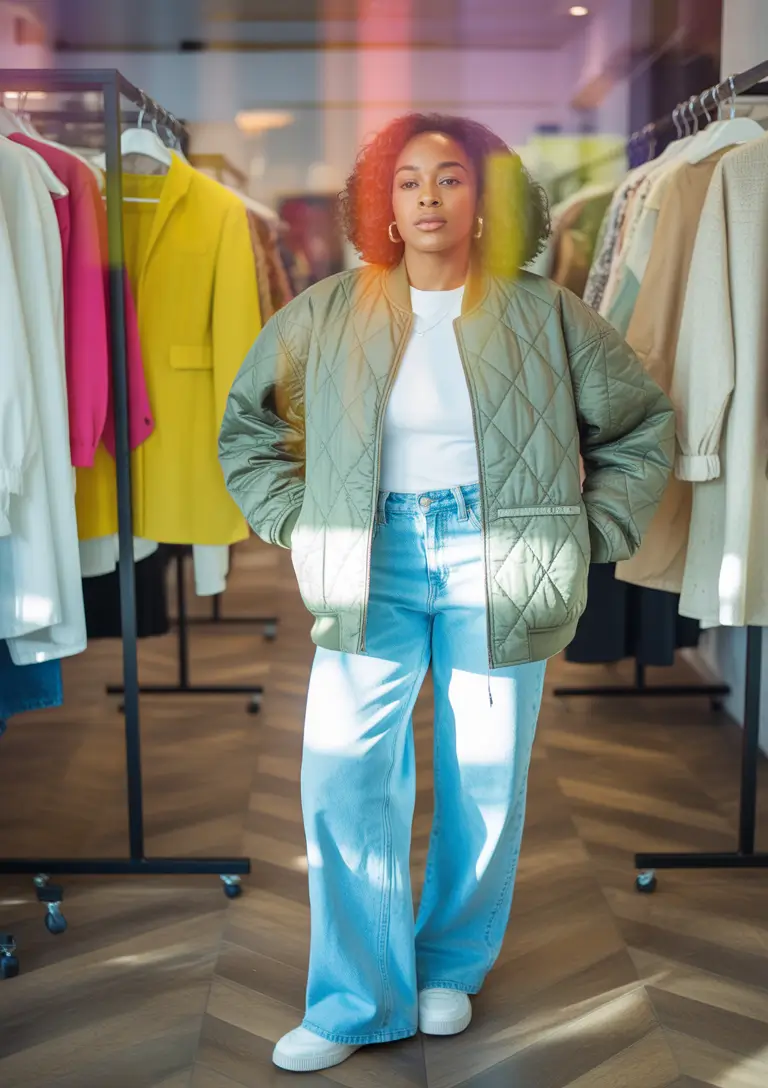 Minimalist capsule wardrobe outfits 2026 Padded Outerwear and Clean Denim for Everyday Ease