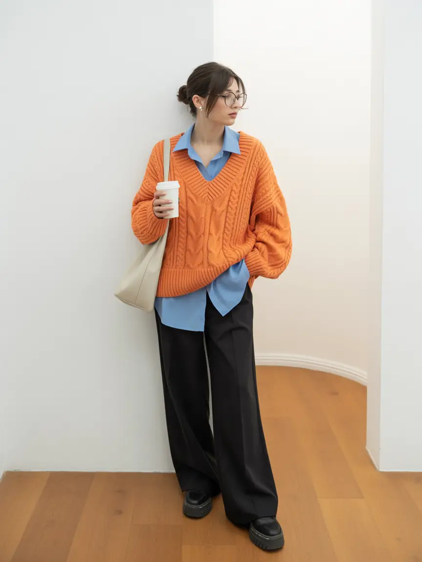 outfits ideas 2026 Color Play and City Calm