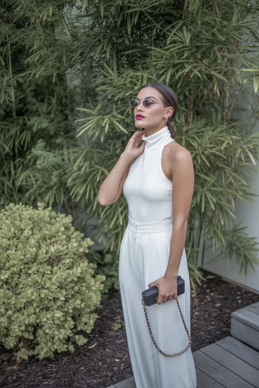 old money outfits woman Quiet Sophistication in White