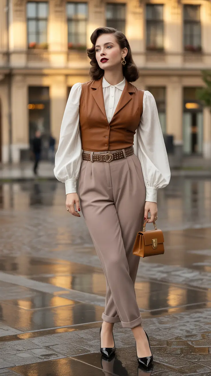 old money outfits winter Vintage Revival with Modern Strength