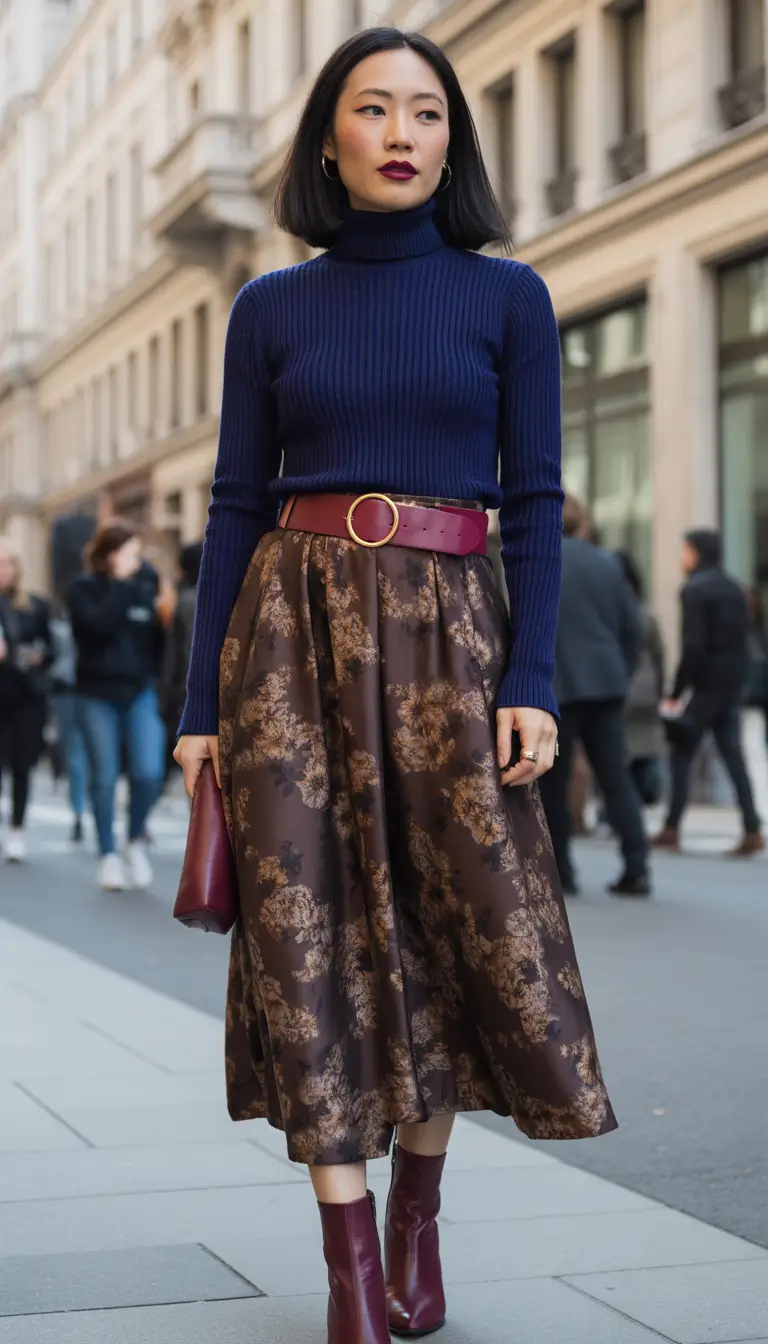 old money outfits fall Autumn Elegance in Deep Tones