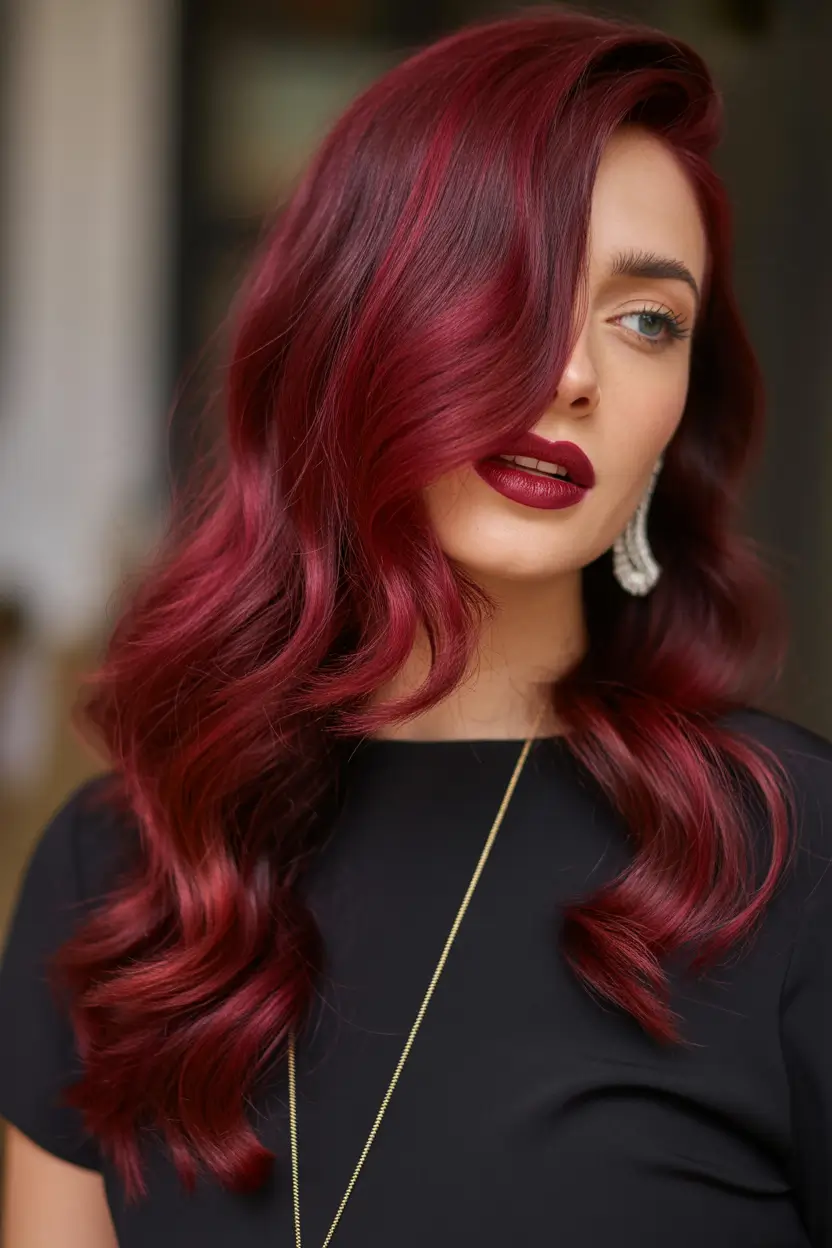 red hair colors 2026 deep chocolate cherry
