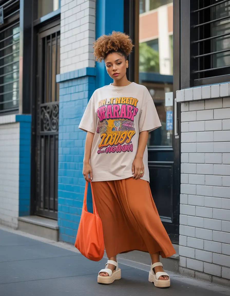Simple everyday outfits 2026 Playful Color Blocking With Soft Volume
