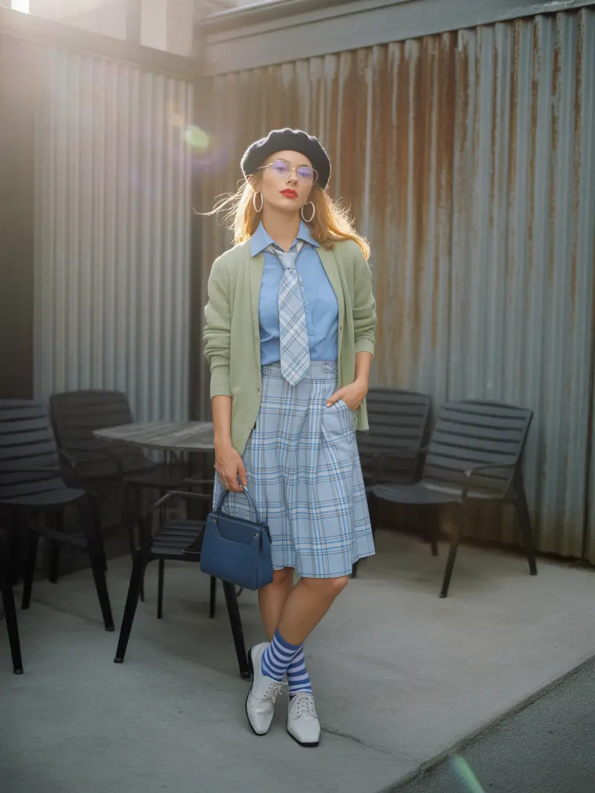 Stylish fashion outfits inspo 2026 Playful Academia With a 2026 Twist