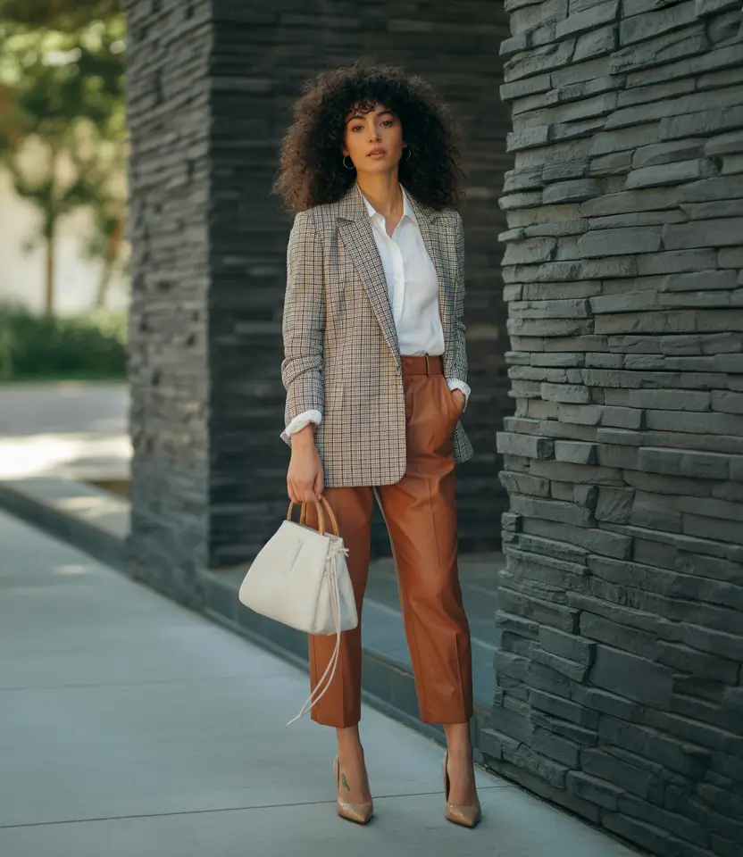 office-outfits-women-heritage-check-revival