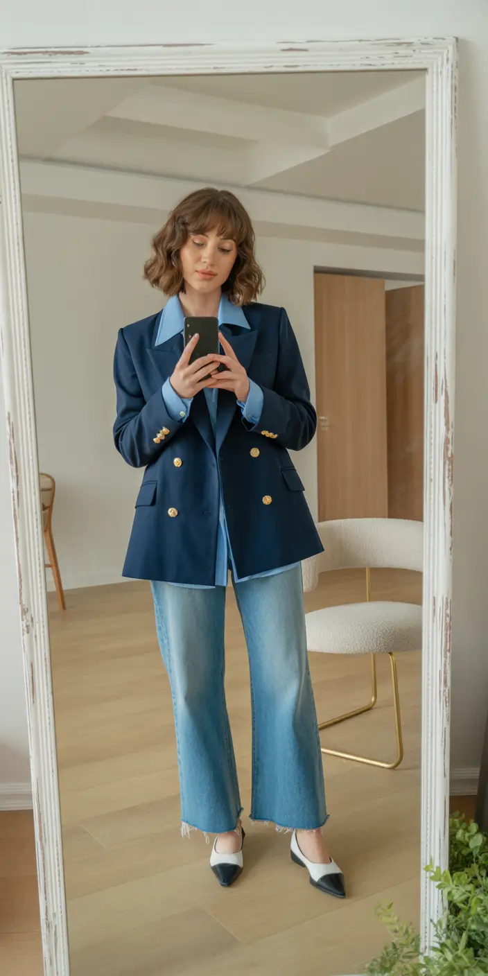 office-outfits-women-navy-classic-reimagined