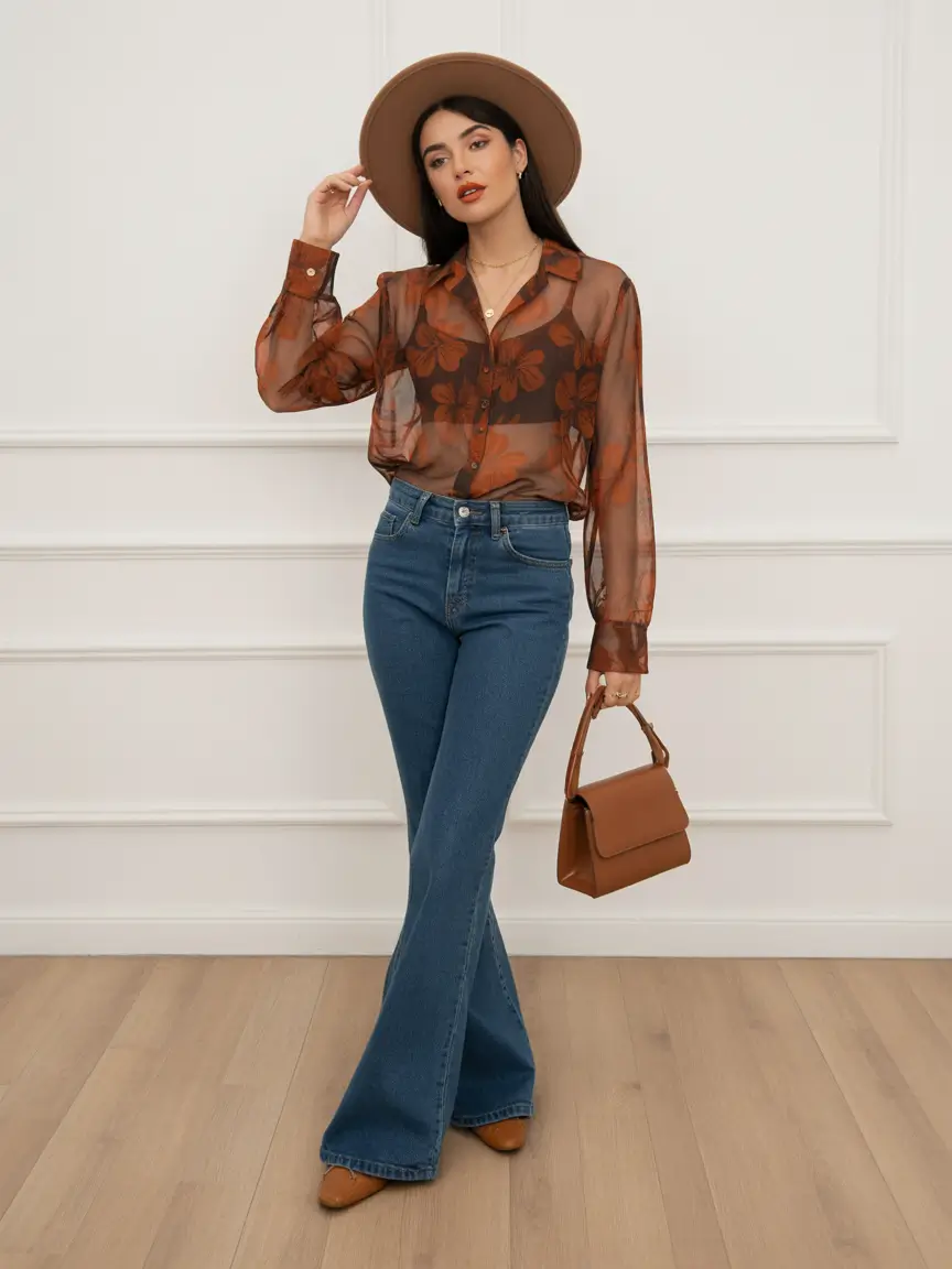 rodeo outfits Sheer Western Elegance