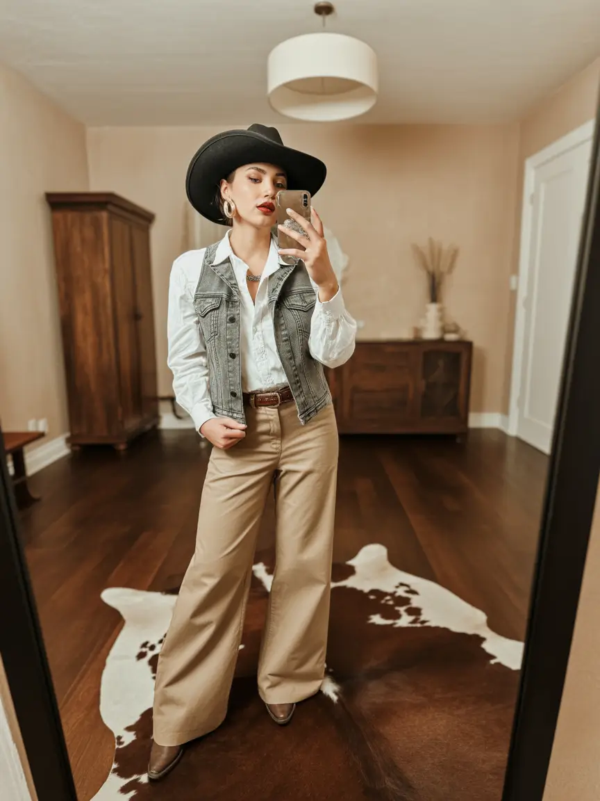 rodeo outfits Chic Desert Minimalism