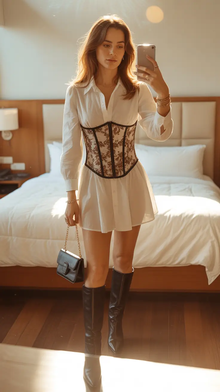 birthday outfits Modern corset energy for a bold birthday moment