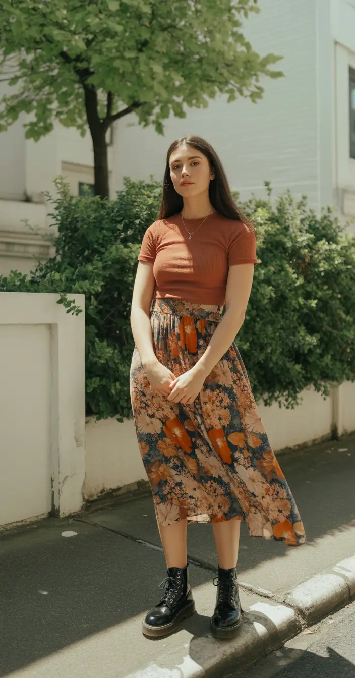 new york outfits Rust and Bloom Autumn Romanticism Returns