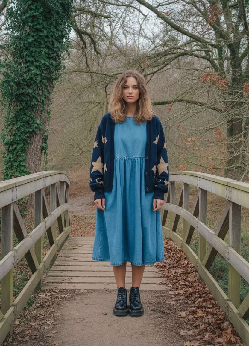 new york outfits Denim Dreams and Stardust