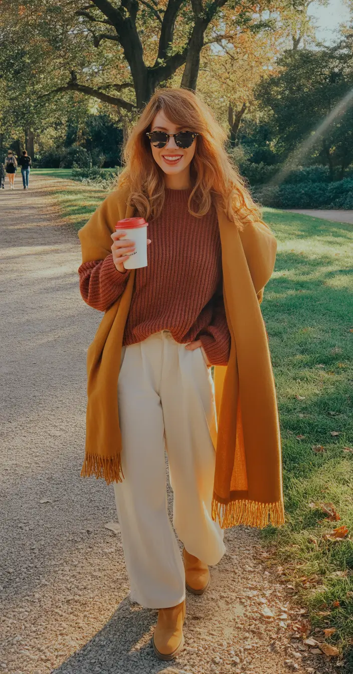 trendy outfits 2026 Warm Layers and Coffee Tones