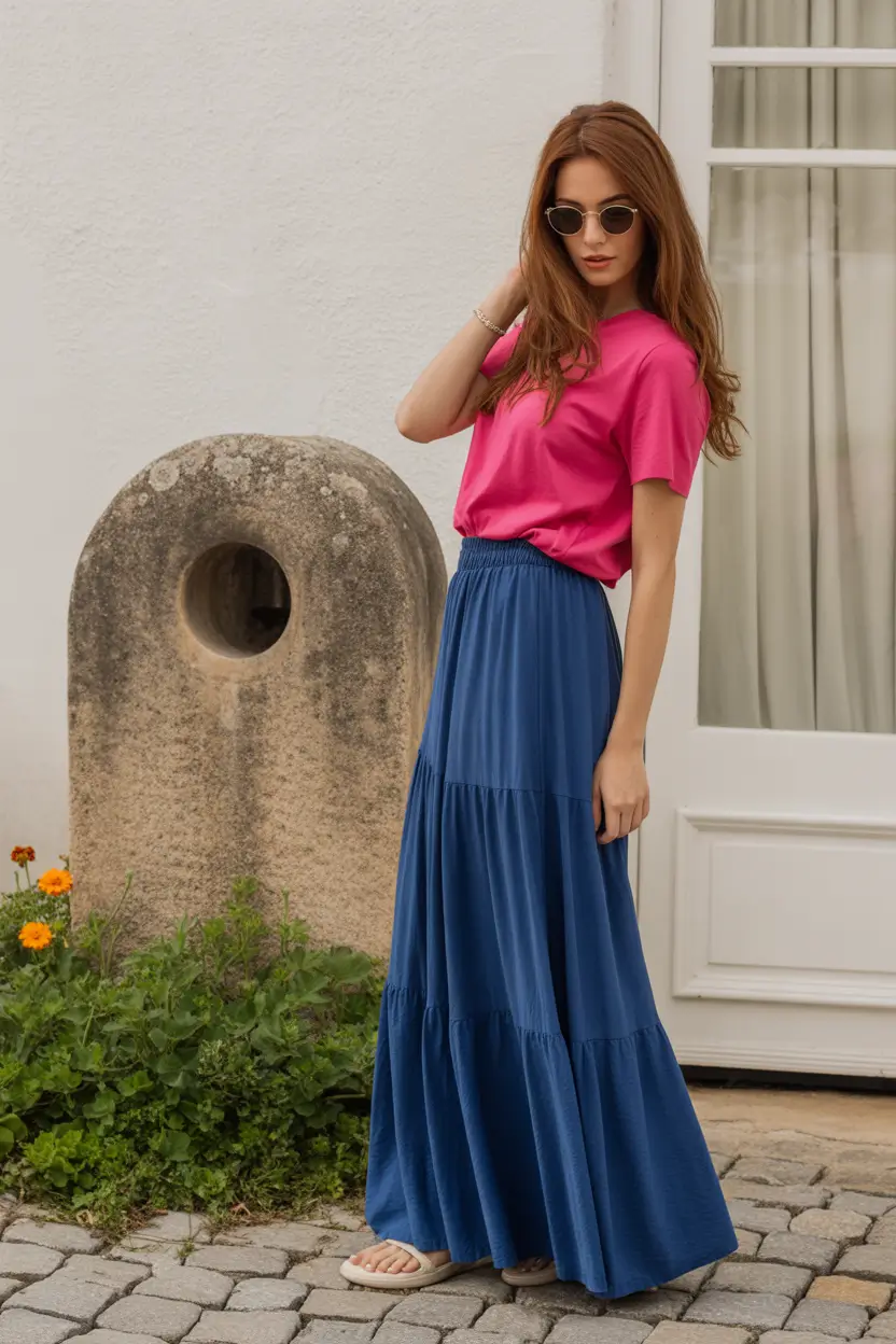 trendy outfits 2026 Vibrant Minimalism with a Feminine Twist