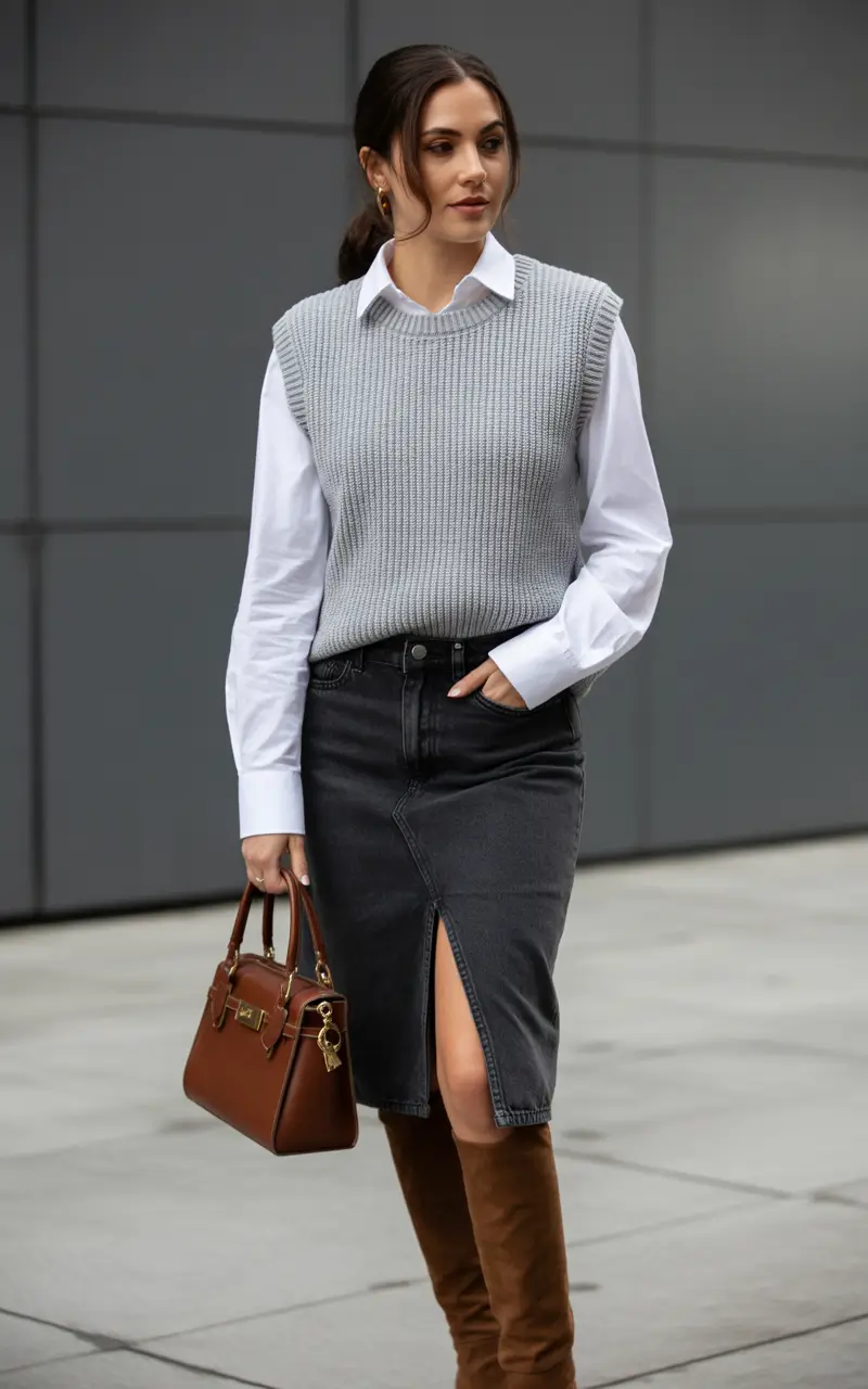 Outfits for Women Over 40 Soft Layers for Smart Casual Days