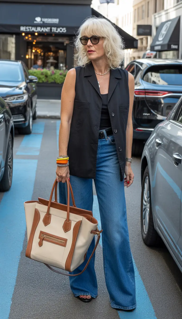 Outfits for Women Over 40 Confident Wide Leg Ease