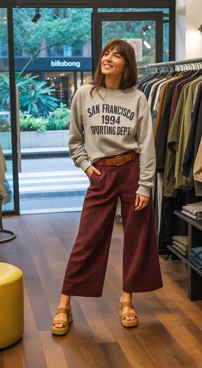 Outfits for Women Over 40 Retro Comfort with a Modern Edge