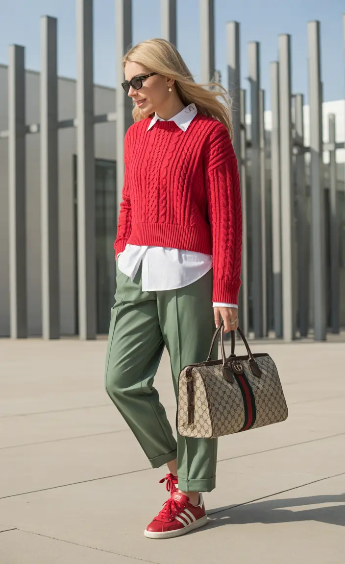 Outfits for Women Over 40 Fresh Color Blocking for Spring Energy