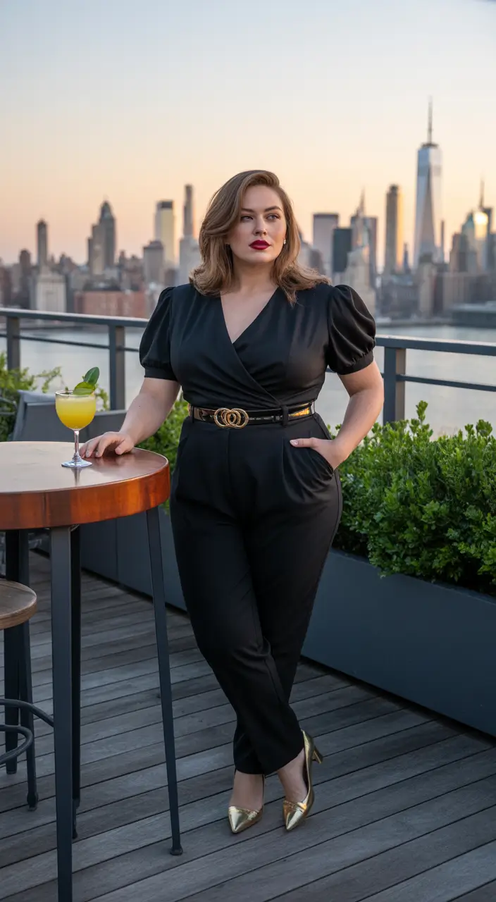 plus size outfits City Glow Jumpsuit