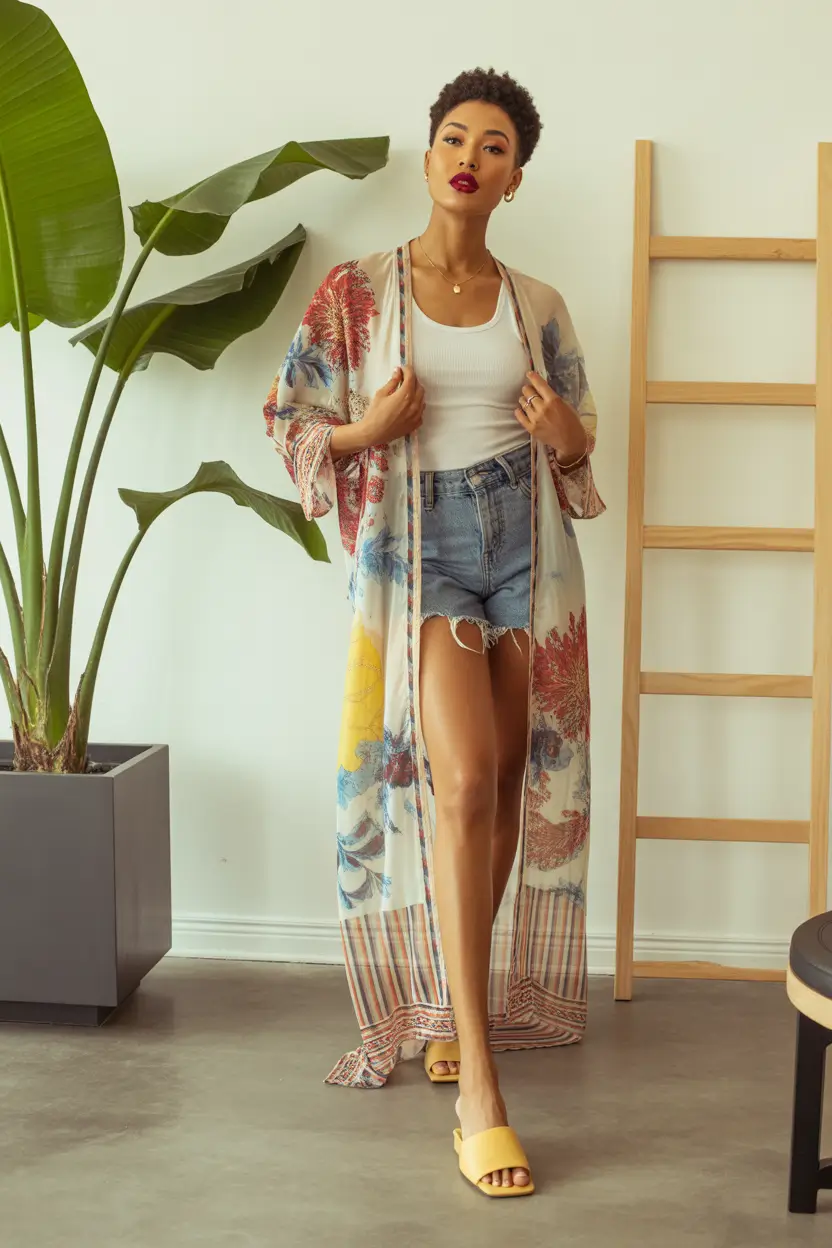 vacation outfits Boho Layers and Urban Cool