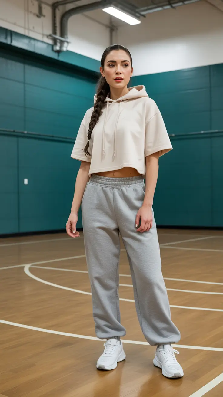 workout outfits Street Luxe: Neutral Comfort with an Edge