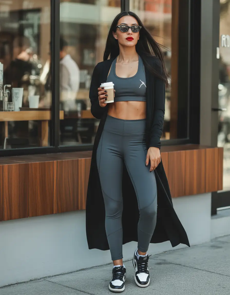 workout outfits City Active: Graphite Chic for On-the-Go Energy