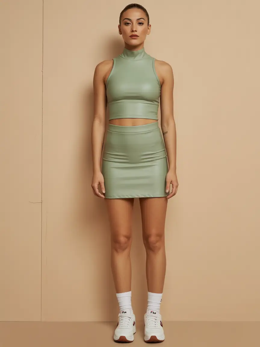 workout outfits Mint Serenity: Minimalism with Attitude