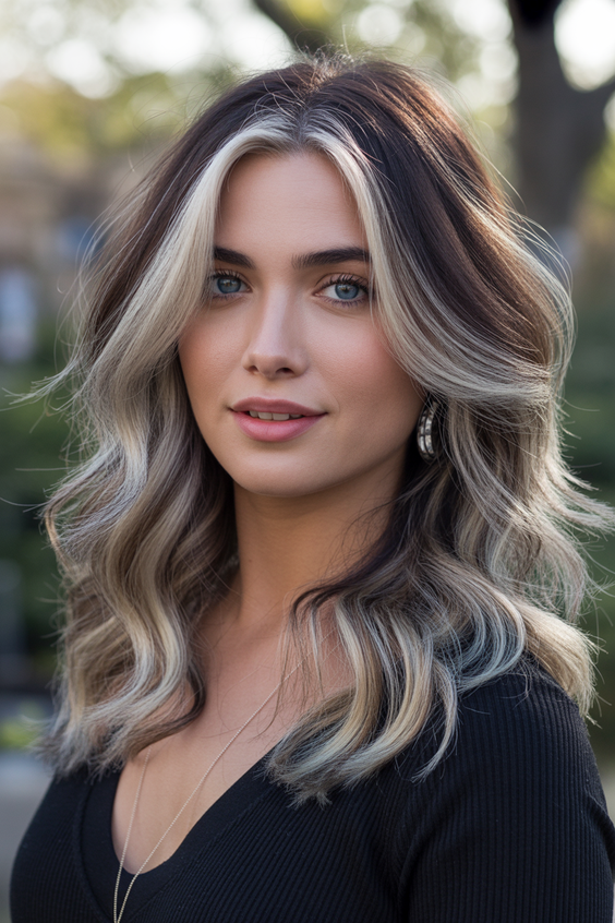Balayage hair color ideas 2026 cool tone face frame balayage with smoky dimension