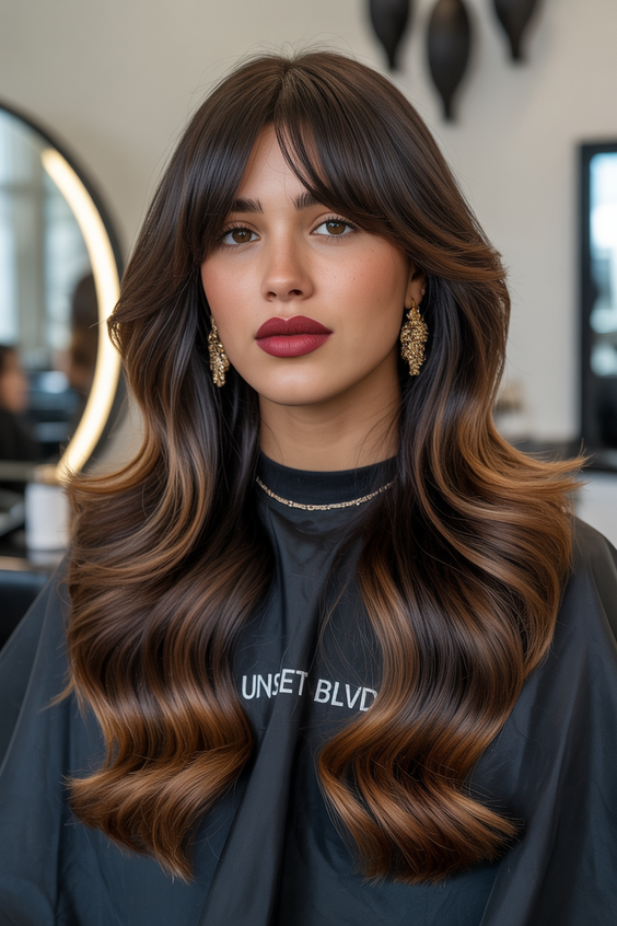 Best butterfly haircuts 2026 Soft Butterfly Layers With Curtain Bangs And Flow