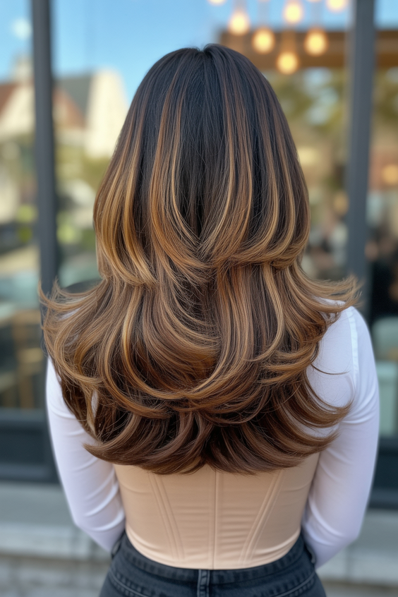 Best butterfly haircuts 2026 Back View Butterfly Layers With Natural Shape