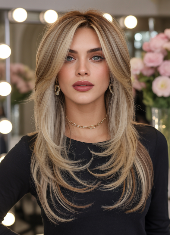 Best butterfly haircuts 2026 Bright Butterfly Layers With Full Volume Finish
