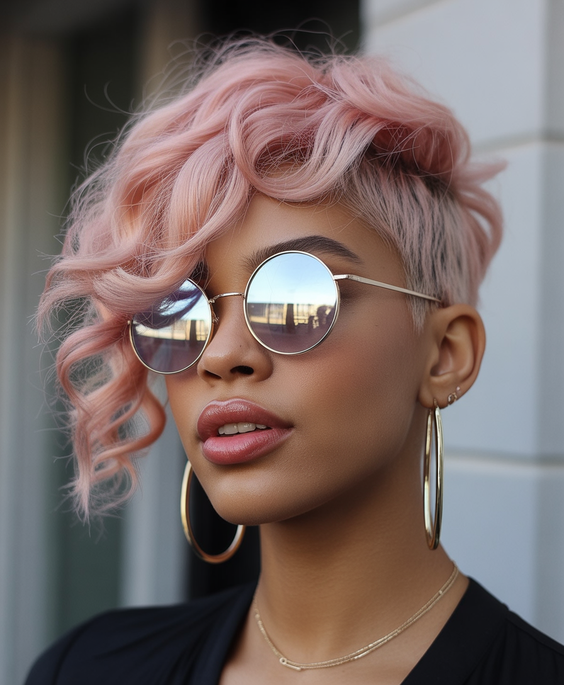 best haircuts for thin fine hair 2026 pastel undercut curls