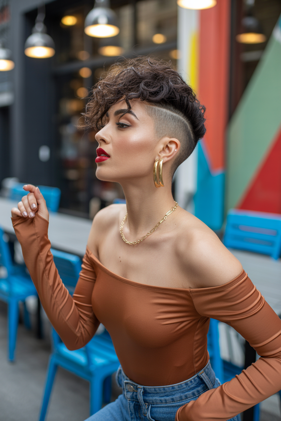 best haircuts for thin fine hair 2026 curly undercut height