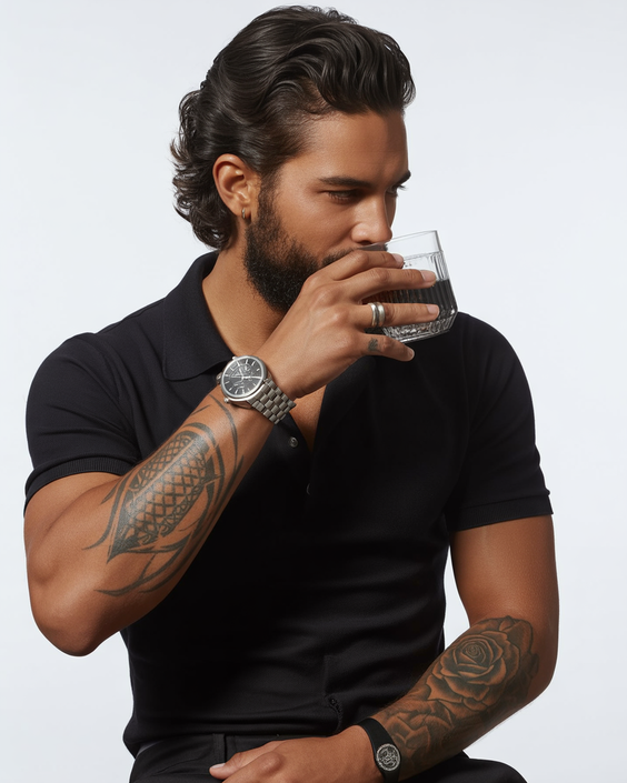 haircut Relaxed Medium Waves With Natural Length