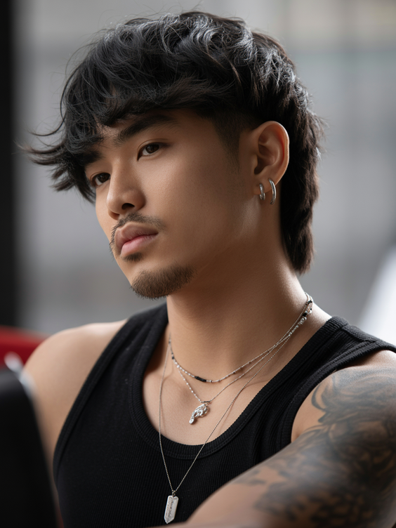 haircut Korean Inspired Soft Layered Mullet