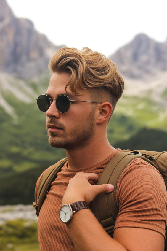 haircut Blonde Windswept Undercut With Travel Energy