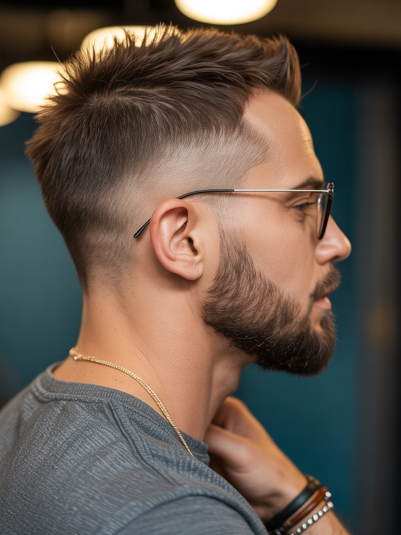 haircut Ultra Clean Skin Fade With Defined Top