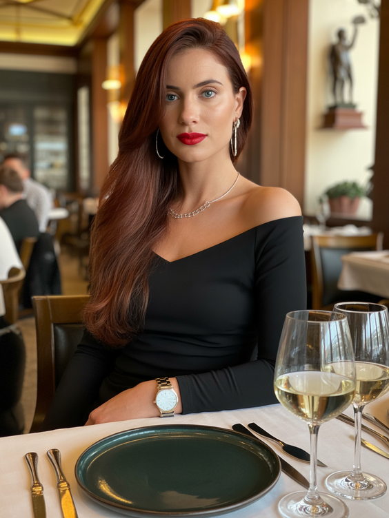 chocolate brown hair color 2026 deep glossy cherry chocolate on long silky lengths