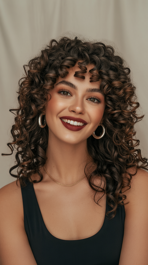 Cute curly hairstyles for women 2026 Classic Curly Bob With Rounded Shape