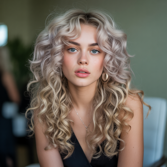 Cute curly hairstyles for women 2026 Cool Blonde Curly Length With Soft Face Framing