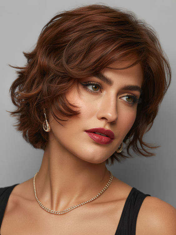 Cute hairstyle ideas 2026 Classic Short Bob With Rounded Shape