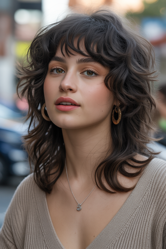 edgy wolf cut hairstyle 2026 urban muse wolf cut with airy layer play