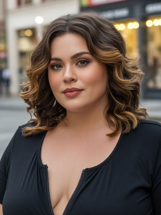 best choppy bob haircut ideas 2026 golden chestnut waves with soft choppy ends