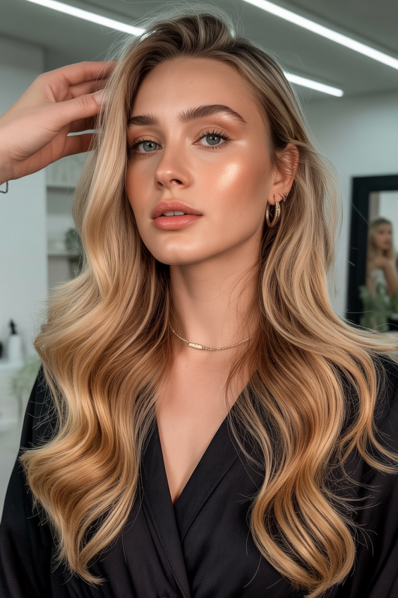honey blonde hair color 2026 Luminous Honey Blonde With Radiant Highlights