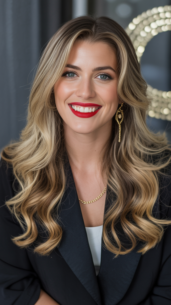 honey blonde hair color 2026 Warm Honey Blonde With Soft Contour Lighting