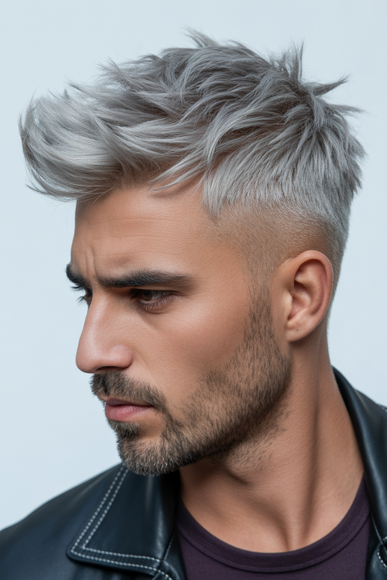 haircut Silver textured lift with sharp detailing