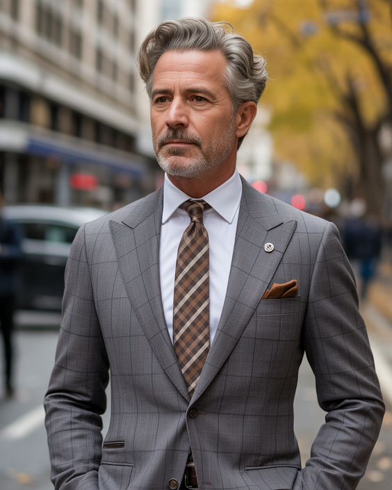 haircut Classic gentleman waves with refined edges