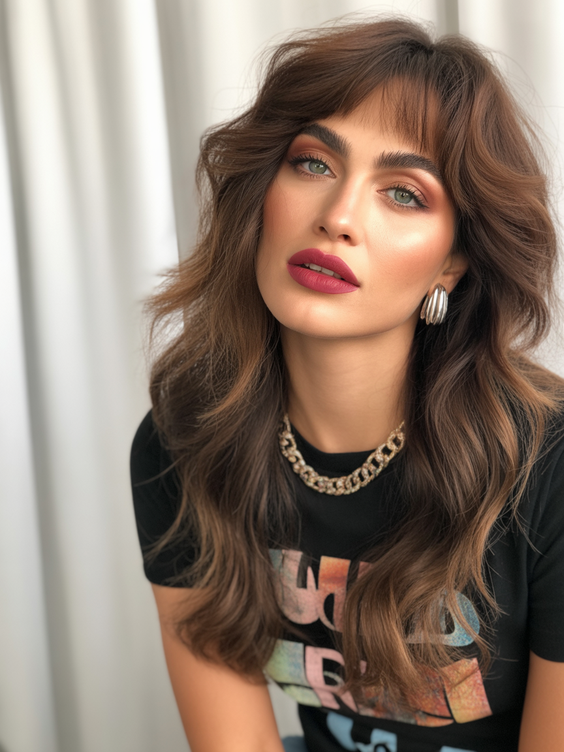 Mushroom brown hair color 2026 Dark Mushroom Brown with Ashy Dimension